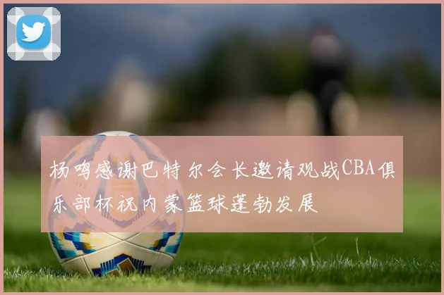 杨鸣感谢巴特尔会长邀请观战CBA俱乐部杯祝内蒙篮球蓬勃发展